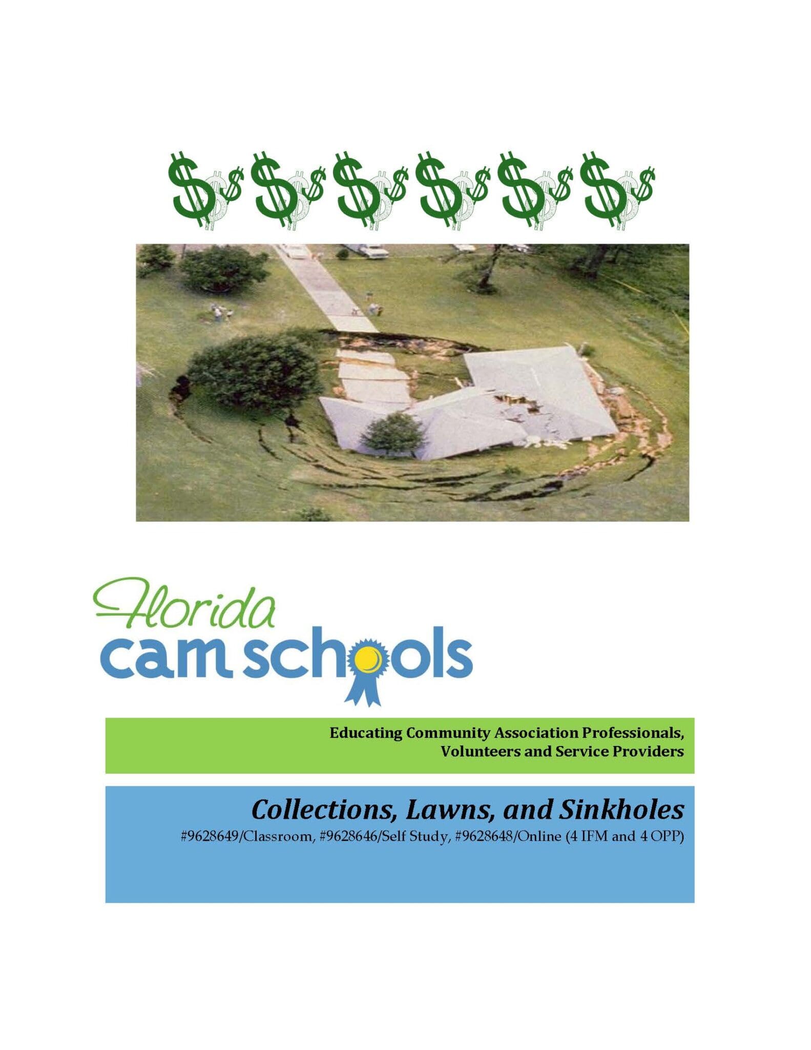 Collections, Lawns, and Sinkholes Florida CAM Schools, LLC