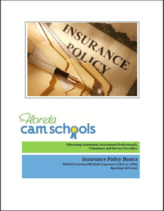 A picture of an insurance policy book.