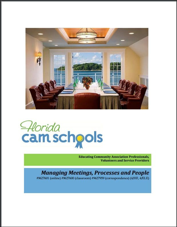 A picture of the cover of the florida cam schools brochure.